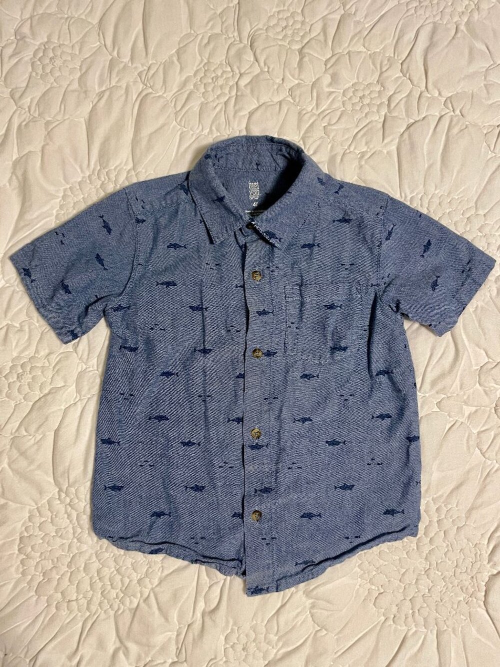 Children's Place toddler boys button down shirt SIZE 4T
